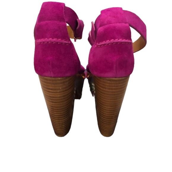 Ralph Lauren Collection Alannah Platform High Heel Sandal Shoes Sz 7.5 - Picture 4 of 4